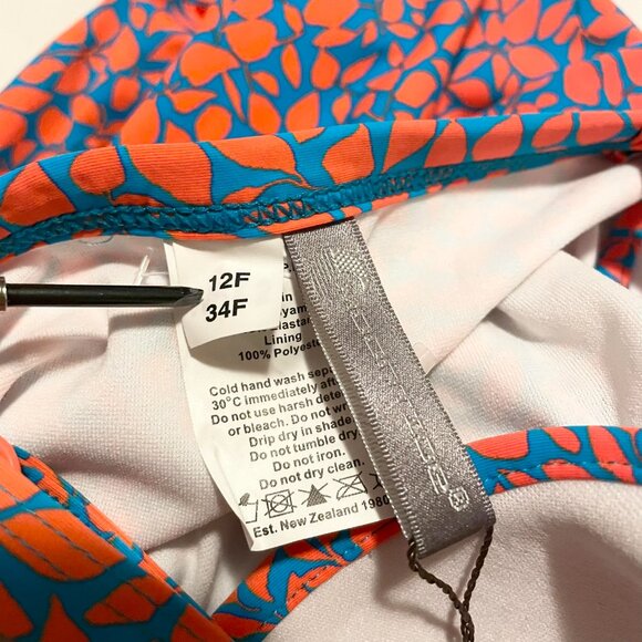 Moontide Wrap U/W Bathing Suit One Piece Womens Size 10 34F - Picture 7 of 10